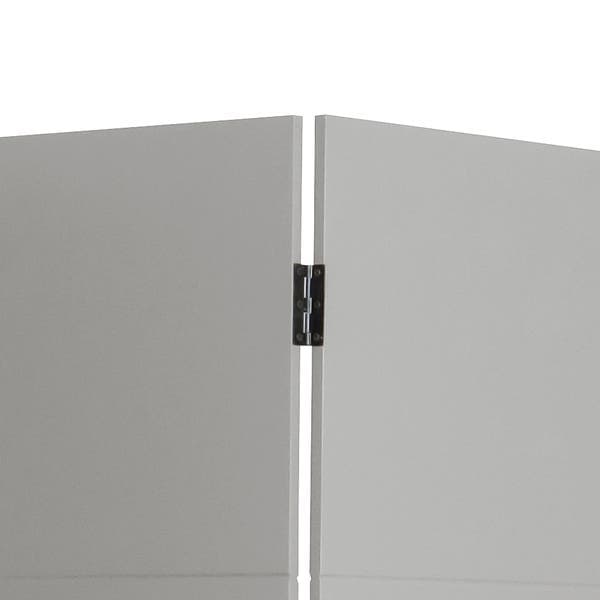 Biombo Frisado de Madeira MDF Nanquim 135x180cm Moldurama