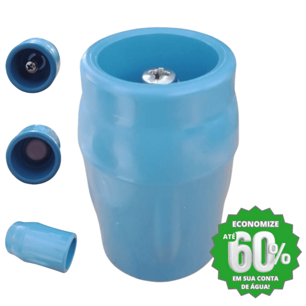 Bloqueador De Ar Soldável 25mm Azul Estrela