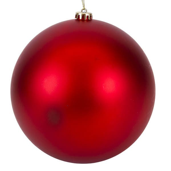 Bolas de Natal em Plástico Vermelho 20x20x20cm Cromus