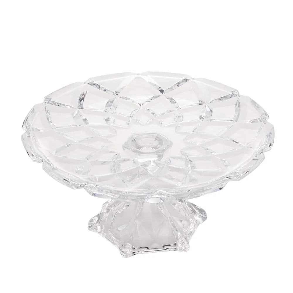Boleira de Cristal com Pé Deli Diamond 30,5cm - Lyor