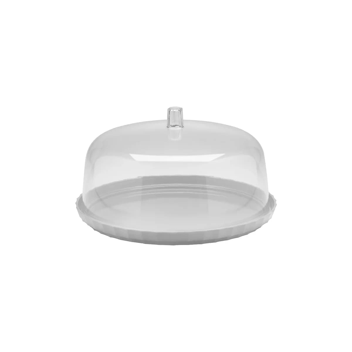 Boleira festa Ou sem pé 25cm Linha Break — Branco