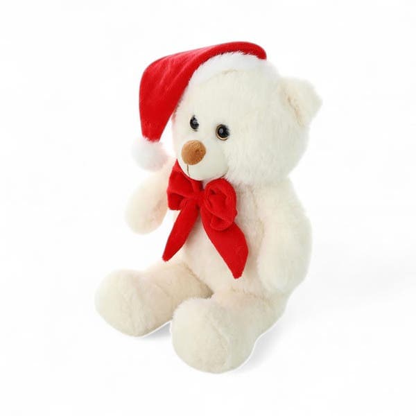 Boneco de Pelúcia Gorro de Natal Cromus 33x18cm