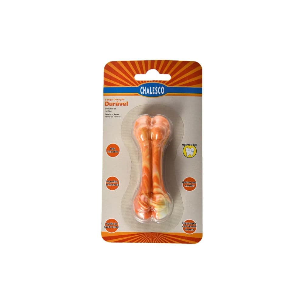 Brinquedo para Pet Chewy 15cm Laranja - Chalesco
