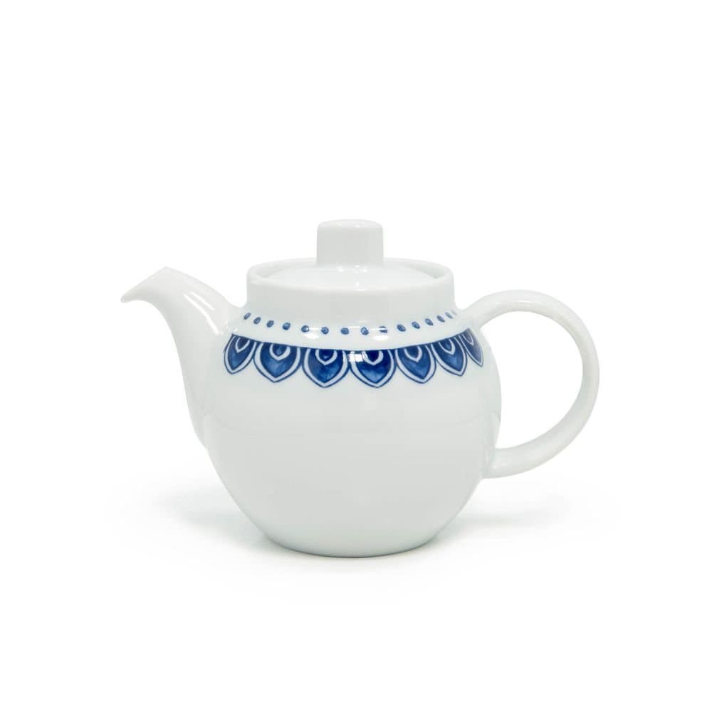 Bule Pequeno Azure Lux Vista Alegre Azul e Branco 436 ml