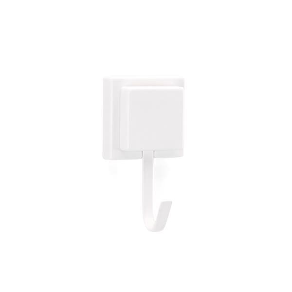 Cabideiro para Banheiro Aço 11x5x6cm Branco Piatina Arthi