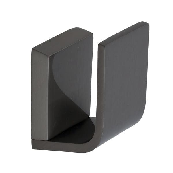 Cabideiro para Banheiro Metal Grafite Escovado Essence Fani