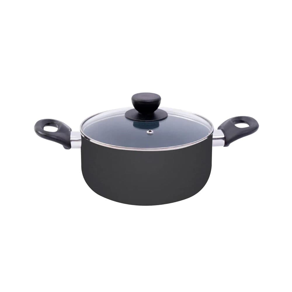 Caçarola Antiaderente 18cm Preto - Oikos