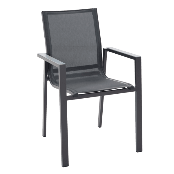 Cadeira de Jardim 91x56,5 cm Cinza Odyssea Gamma Naterial