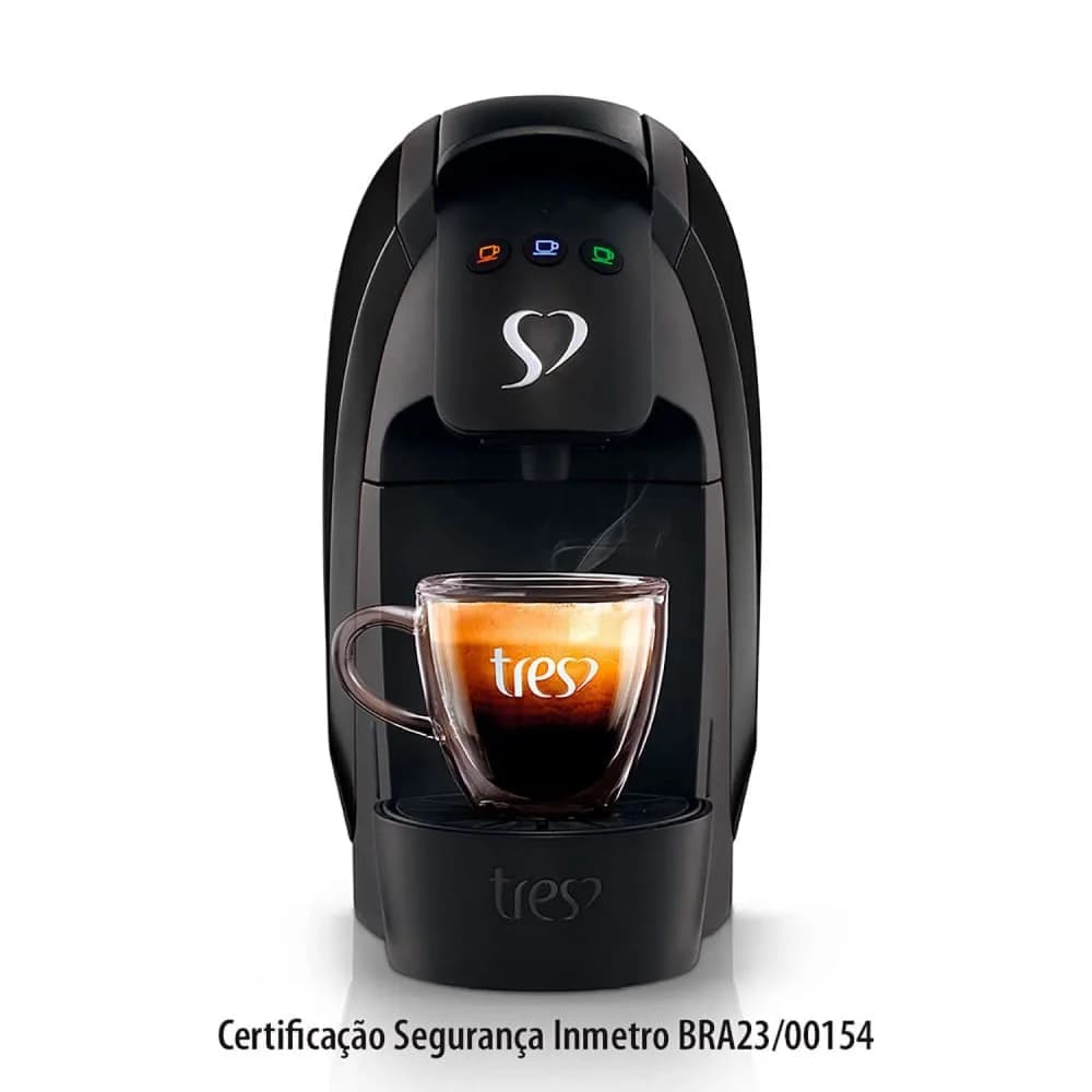 Cafeteira Expresso Luna Preta - Três Corações — Cafeteira Expresso Luna Preta - Três Corações · Ref. 28943