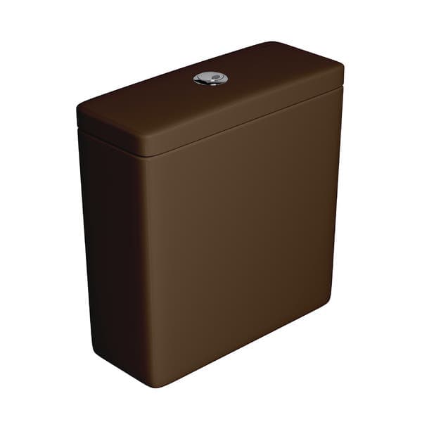 Caixa Acoplada Quadra/Polo/Piano Marrom Fosco 3/6L Deca
