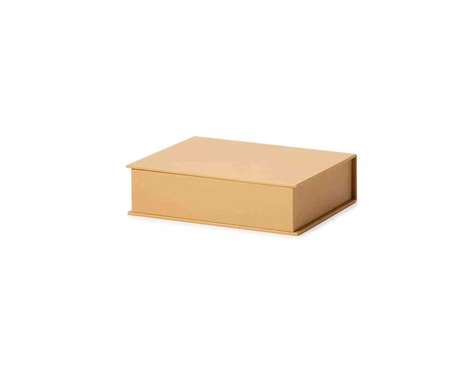Caixa em MDF com Revestimento em PU Mart Bege 32cm