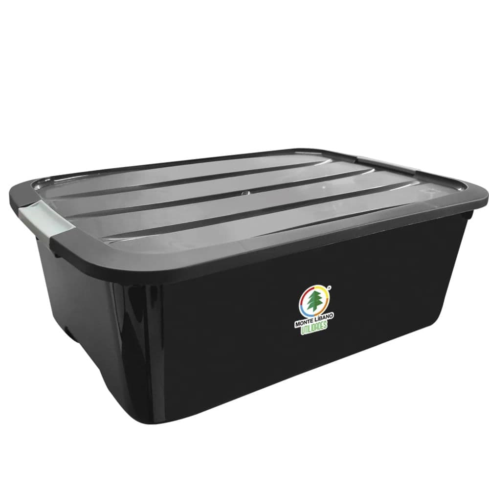 Caixa Organizadora 30l Preta - Monte Líbano