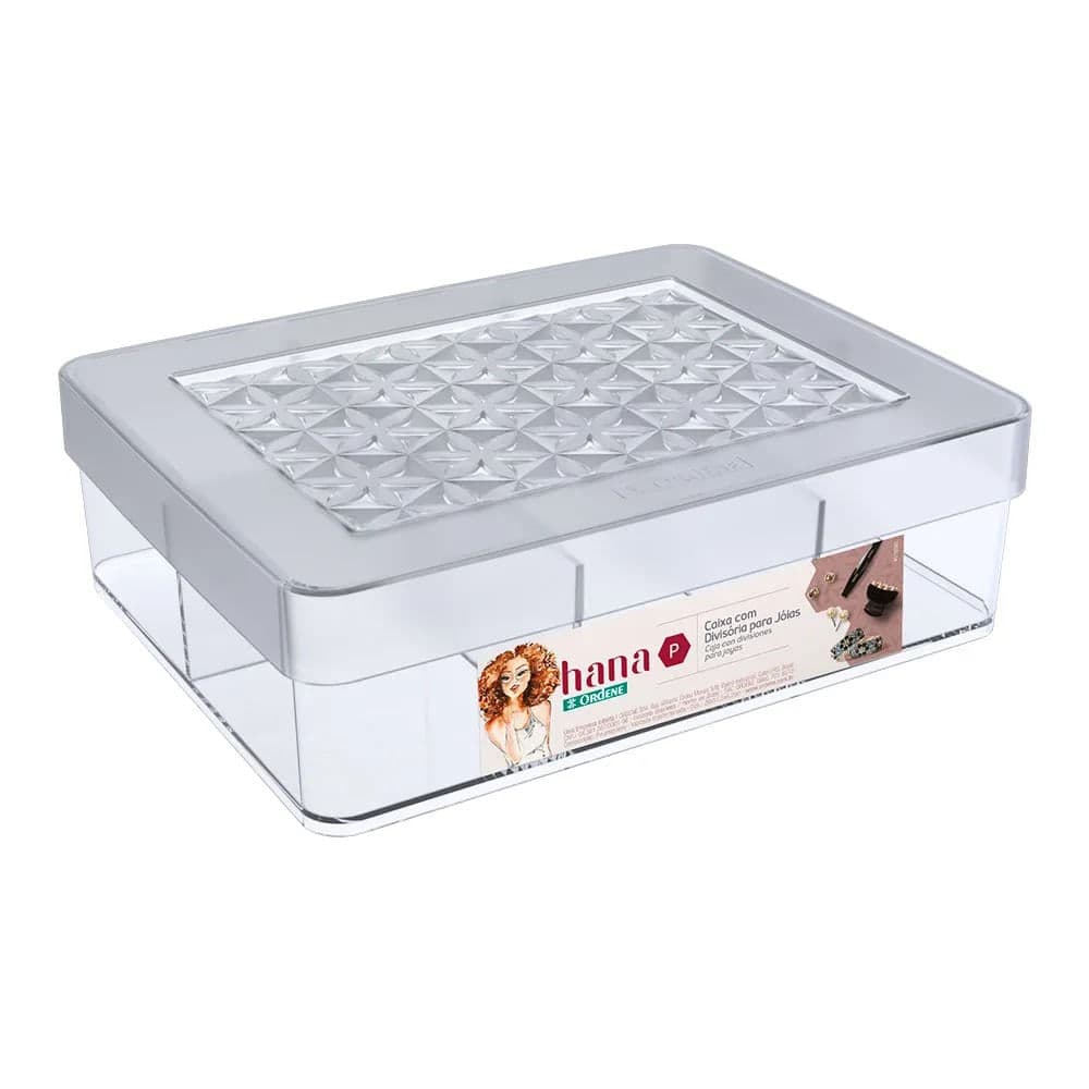 Caixa Organizadora com Divisória Hana 20cm - Ordene