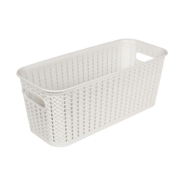 Caixa Organizadora Plástico Branco 35x15,1 cm São Bernardo