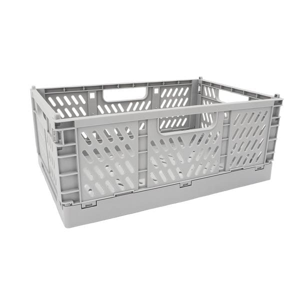 Caixa Organizadora Plástico Cinza 20,3x12 cm Oikos