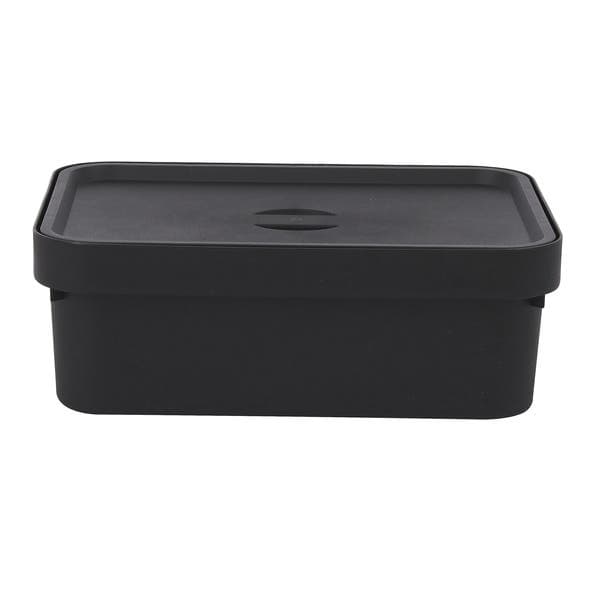 Caixa Organizadora Plástico Preto Nordi 13x27,5 cm Ou