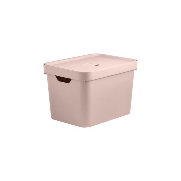 Caixa Organizadora Plástico Rosa Duna Nordi 24,5x27x36 cm OU