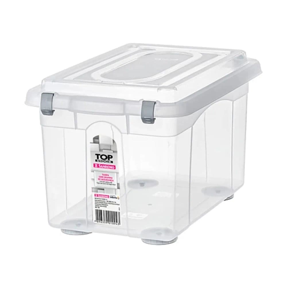 Caixa Organizadora Retangular Top Stock Médio 16,7l - Sanremo