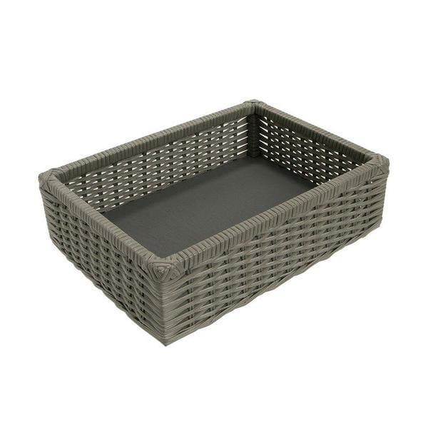 Caixa Organizadora Trama Titânio 35x25cm - Home Style