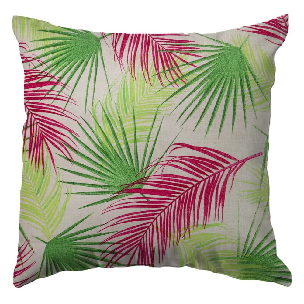 Capa de Almofada Andros Areka Rosa 42x42cm - Branyl