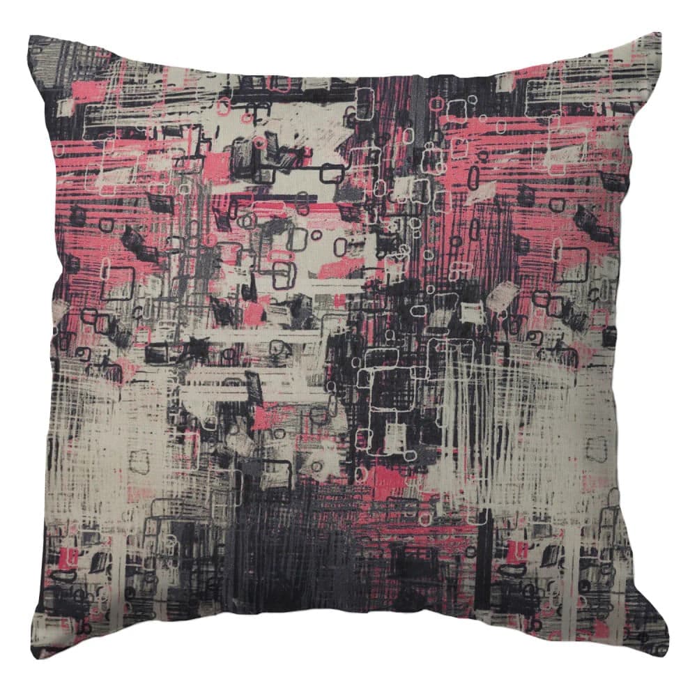 Capa de Almofada Andros Square Rosa 42x42cm - Branyl