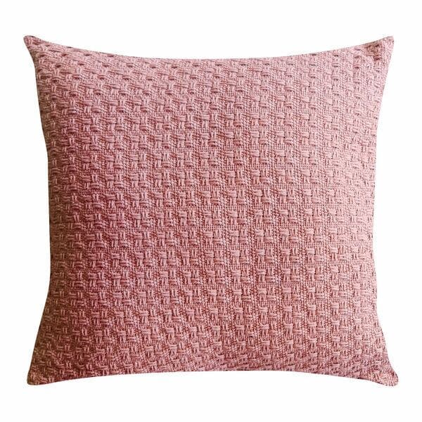 Capa de Almofada Quadrado Eterna Tecido Rosa 45x45cm