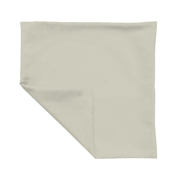 Capa de Almofada Quadrado Pharell Poliéster e Algodão Bege 45x45cm