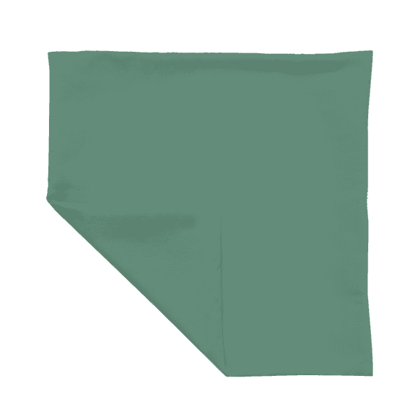 Capa de Almofada Quadrado Pharell Poliéster e Algodão Verde 45x45cm