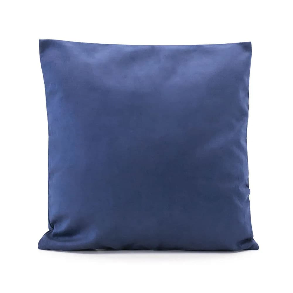 Capa para Almofada Camurça 45x45 Azul Marinho - Branyl