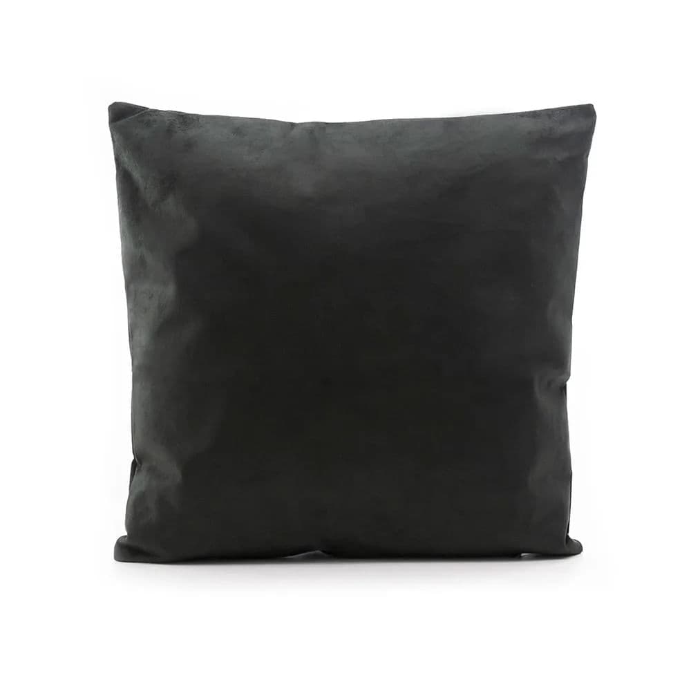 Capa para Almofada Camurça 45x45 Preto - Branyl