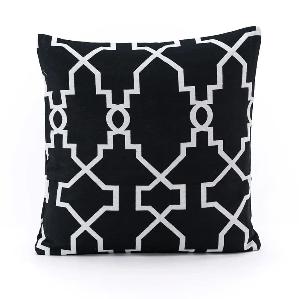 Capa para Almofada Maze 45x45cm Preta - Branyl