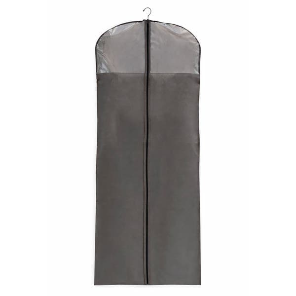 Capa Protetora de Roupas Tecido Cinza 140x60x5cm Util UD