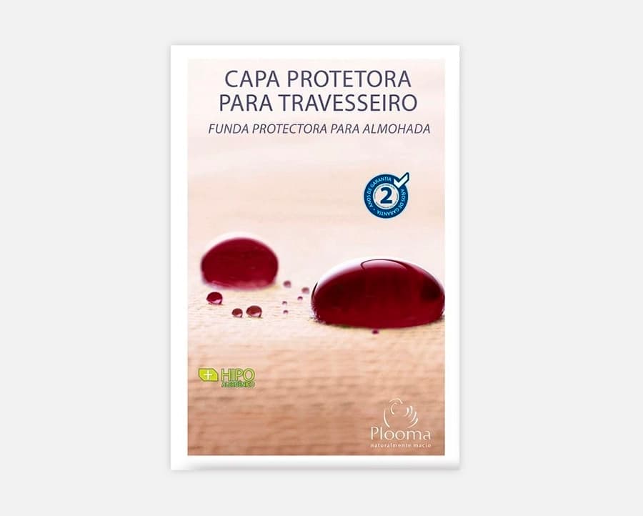 Capa Protetora para Travesseiro Plooma 0.50x0.70m