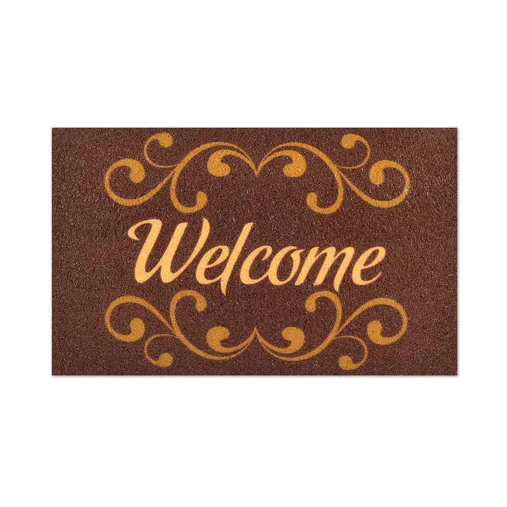 Capacho 60x40cm Welcome Arabescos - Euro Mats