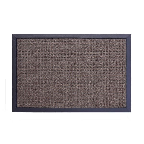 Capacho Antiderrapante Retangular 40x60 Inspire Hobnail Marrom