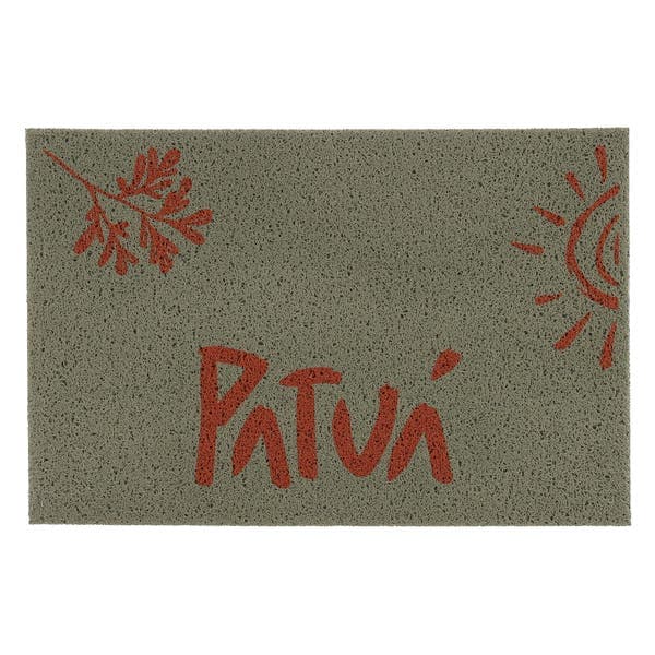 Capacho Patuá PVC Verde 40x60cm Encantos do Nordeste Raiana Britto
