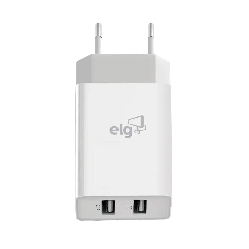 Carregador Universal 2usb Branco - Elg