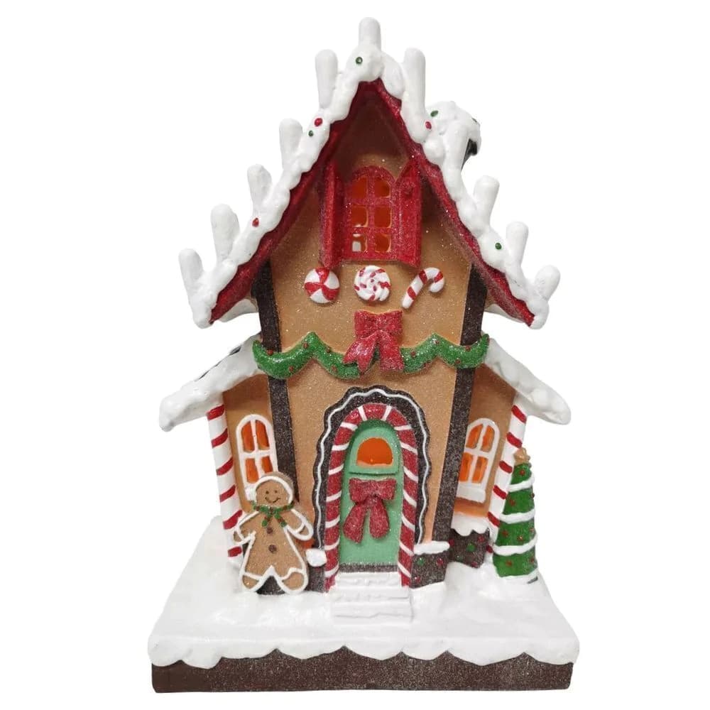 Casinha de Resina Candyland Marrom 23x32cm