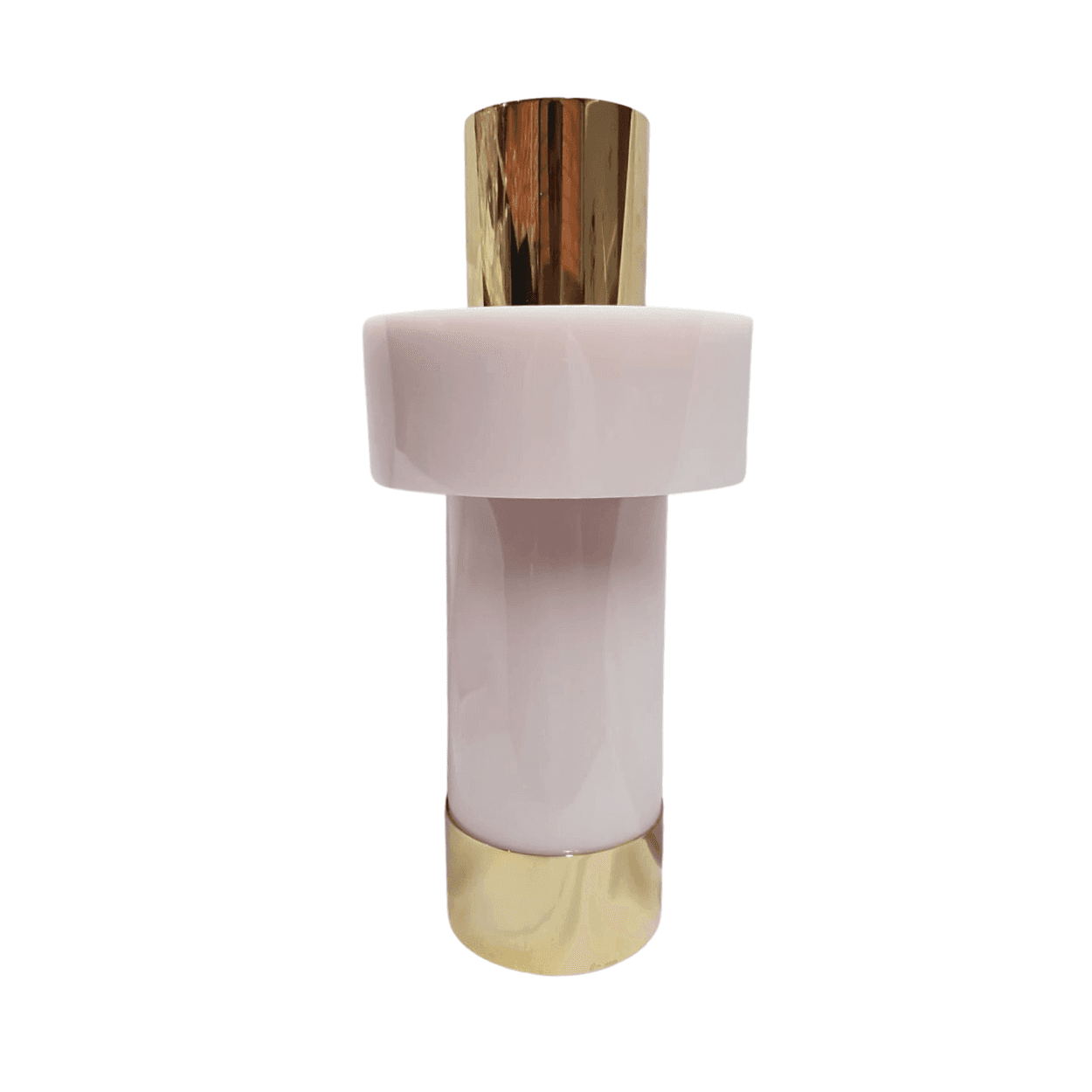 Castiçal Ravie Gold Romantic Pink St. James 35 x 75 cm