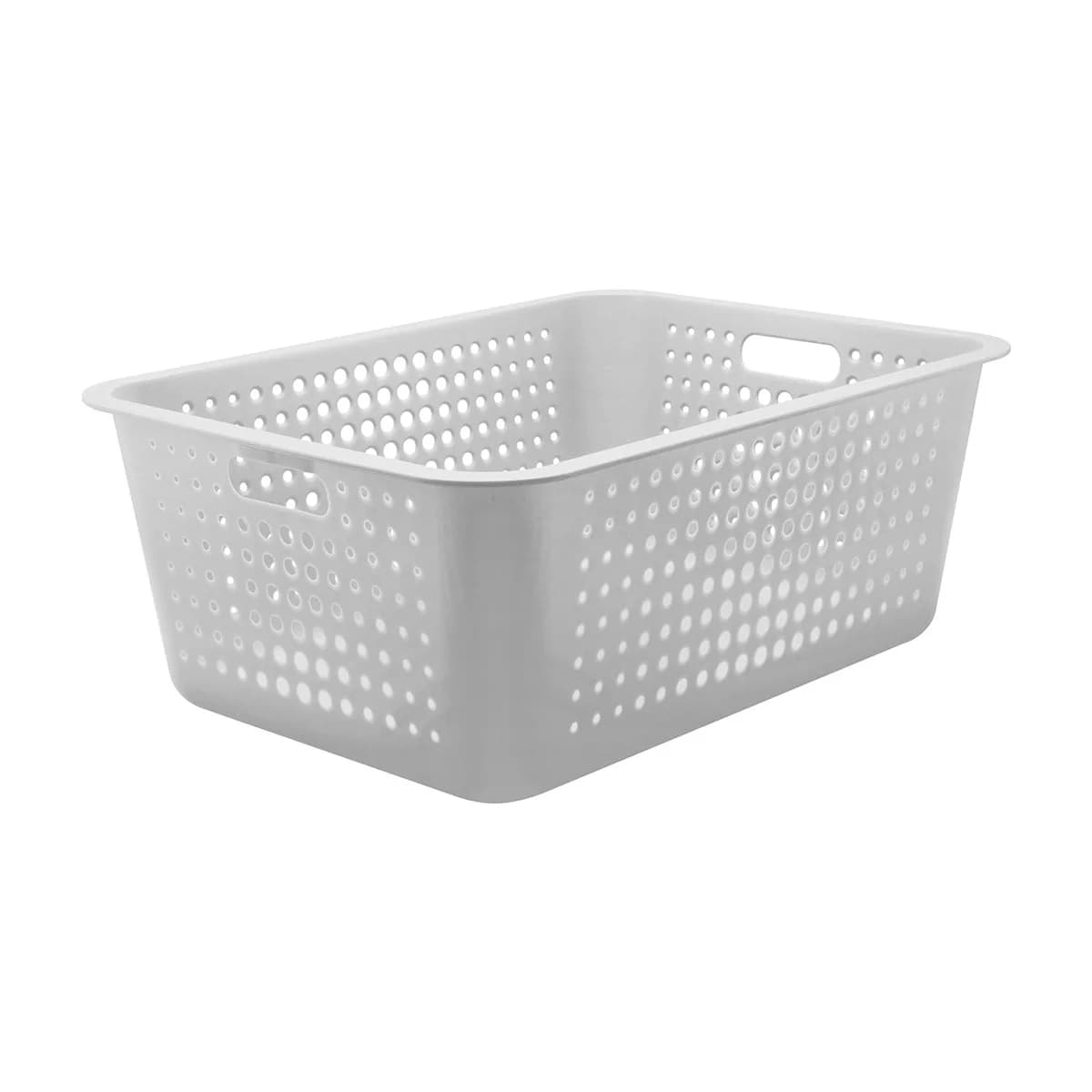 Cesta de Roupas Maxi Ou 40L — Branco
