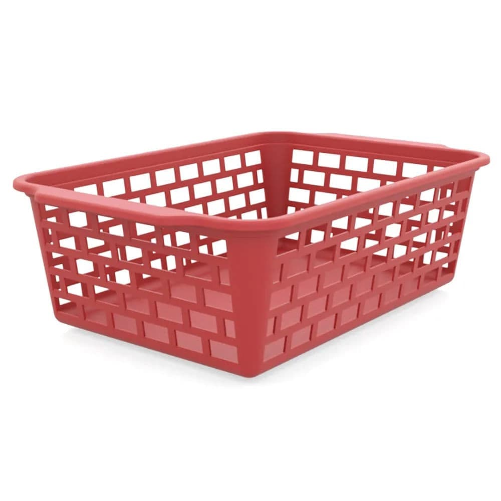 Cesta Organizadora New 19,5cm Vermelha - Utility