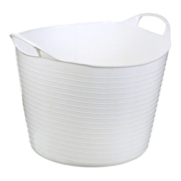Cesto de Roupas Redondo 15L Branco Arthi