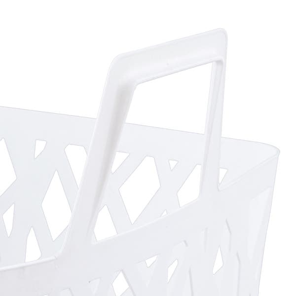 Cesto de Roupas Retangular 48L Branco Arthi
