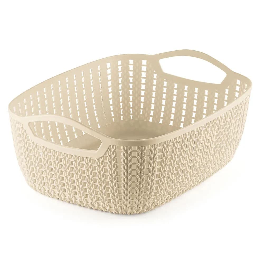 Cesto Organizador 29cm Bege - Ordene