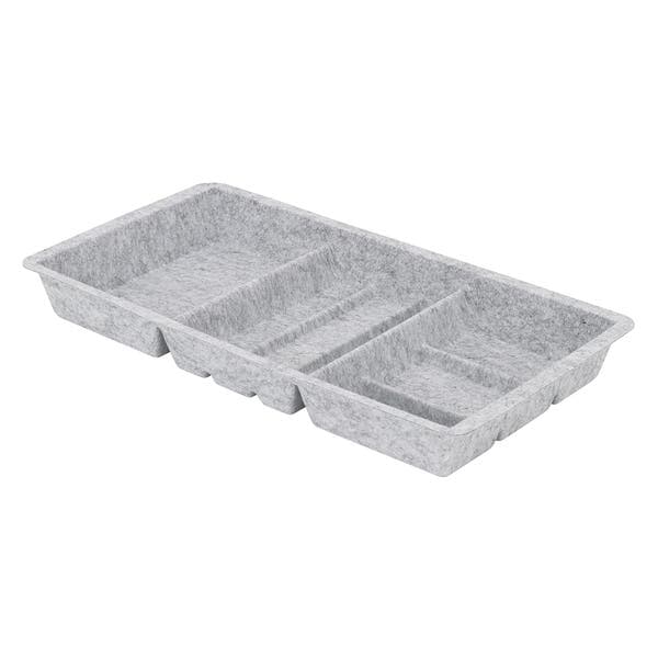 Cesto Organizador Fibra Cinza EVO'M 5x45x23,5 cm Spaceo