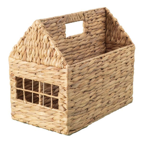 Cesto Organizador Fibra Natural Natural 28x37 cm Oikos