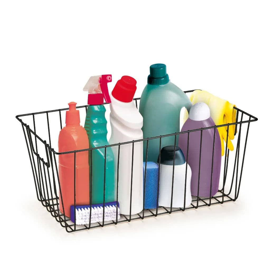 Cesto Organizador Multiuso 24x40cm Preto - Arthi