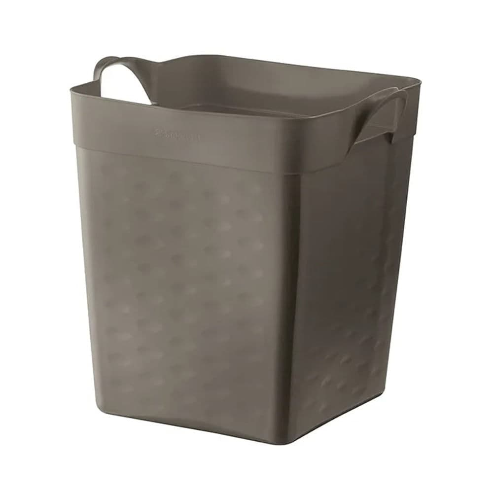 Cesto Organizador Multiuso Quadrado 34,8x33,5cm Cinza - Sanremo
