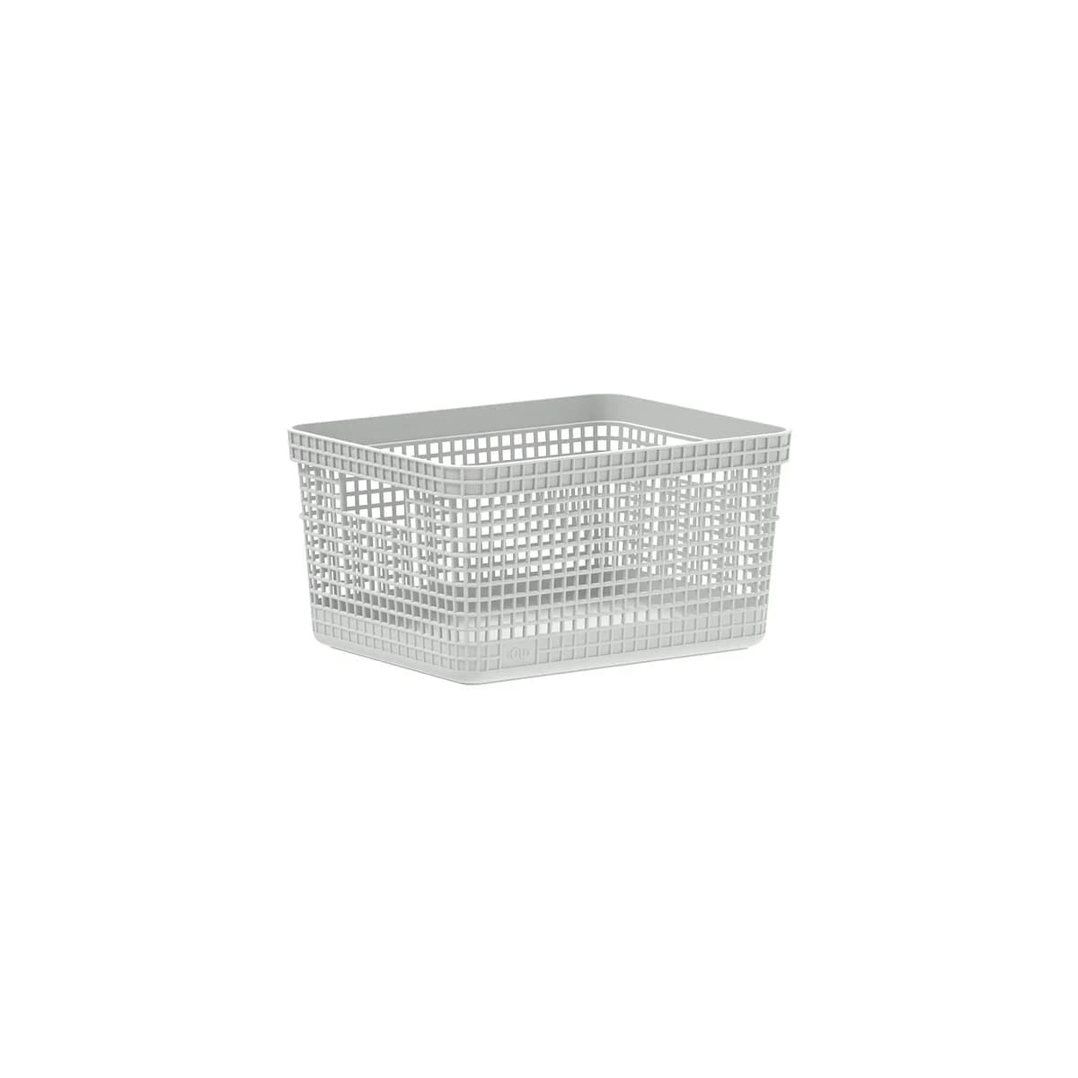 Cesto organizador Ou 8L Linha Grid — Branco Oceano