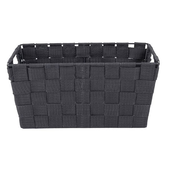 Cesto Organizador Plástico e Metal Preto 14x18x28,5 cm Paris Sensea